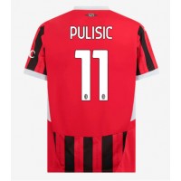 Dres AC Milan Christian Pulisic #11 Domáci 2024-25 Krátky Rukáv